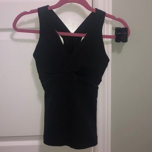 Built in sports bra and tank